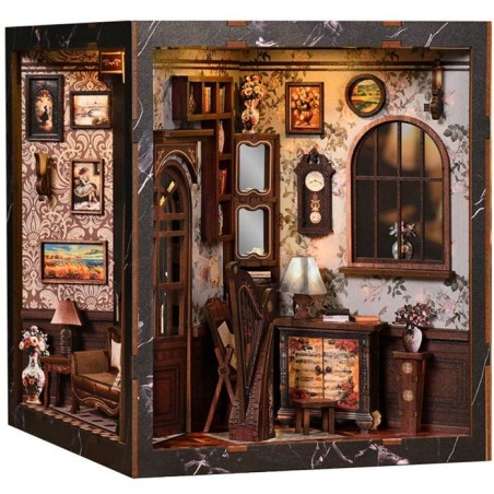 Book Nook - Kit DIY a construire Maquette 3D Serre Livre - Cube Nook N