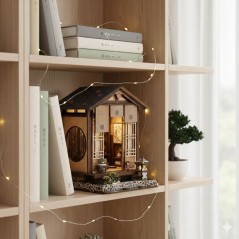 Book Nook - Kit DIY a construire Maquette 3D Serre Livre - Zen house N