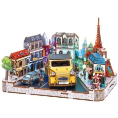 Book Nook - Kit DIY a construire Maquette 3D Serre Livre - Paysage Par