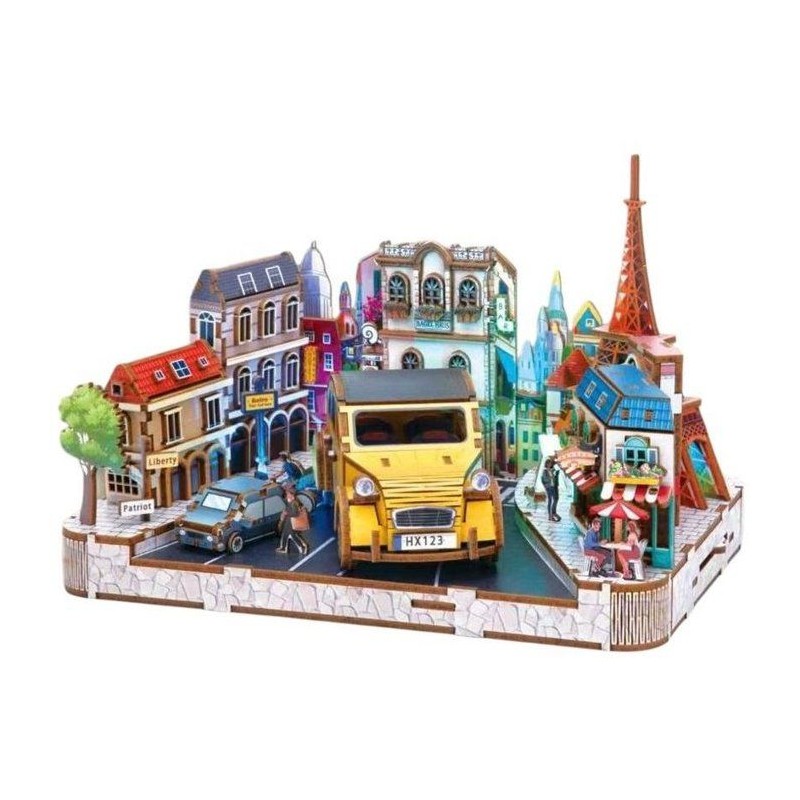 Book Nook - Kit DIY a construire Maquette 3D Serre Livre - Paysage Par
