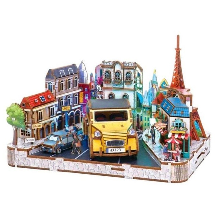 Book Nook - Kit DIY a construire Maquette 3D Serre Livre - Paysage Parisien Nookland - 25 x 21 x 25 cm Book Nook - Kit DIY a construire Maquette 3D Serre Livre - Paysage Parisien Nookland - 25 x 21 x 25 cm