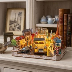 Book Nook - Kit DIY a construire Maquette 3D Serre Livre - Paysage Par