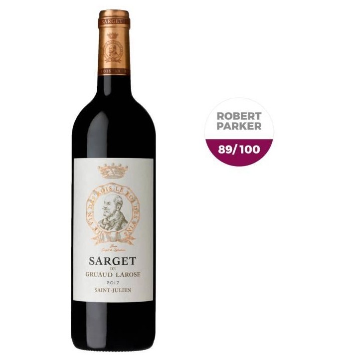 Sarget de Gruaud Larose 2017 Saint-Julien - Vin rouge de Bordeaux