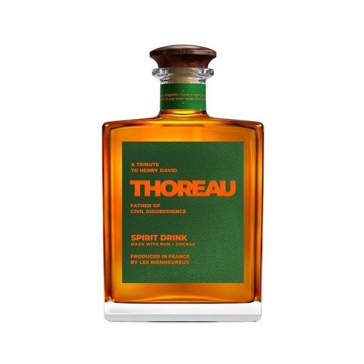 THOREAU - Boisson spiritueuse a base de rhum et de cognac - Origine : France - 40 % alcool - bouteille 70 cl THOREAU - Boisson spiritueuse a base de rhum et de cognac - Origine : France - 40 % alcool - bouteille 70 cl