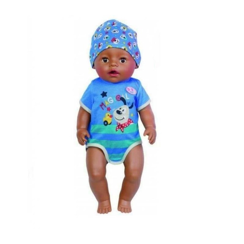 Poupée Garçon - Babyborn - Magic - 43 cm - Yeux mobiles - Pleure de