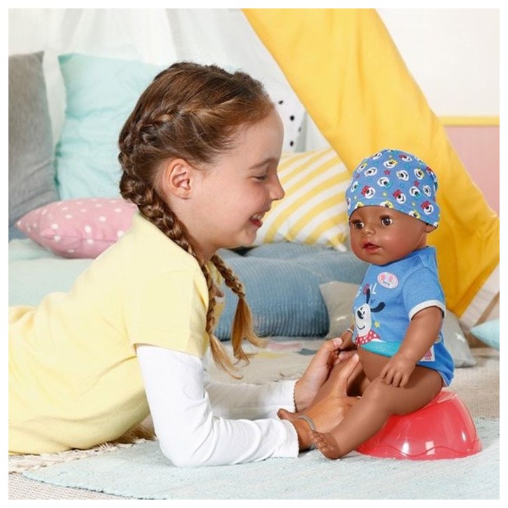 Poupée Garçon - Babyborn - Magic - 43 cm - Yeux mobiles - Pleure de vraies larmes Poupée Garçon - Babyborn - Magic - 43 cm - Yeux mobiles - Pleure de vraies larmes