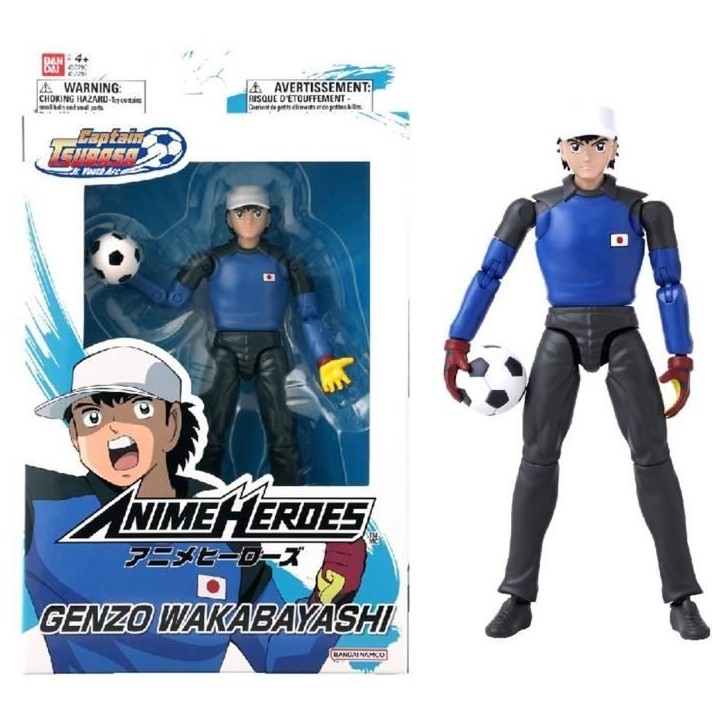 BANDAI - Anime Heroes - Captain Tsubasa - Figurine Anime Heroes 17 cm - Genzo Wakabayashi - 37792