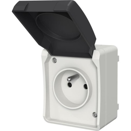 Prise double étanche - Aquatop - Ref. 9673 - IP54 - Pret a poser - Mo