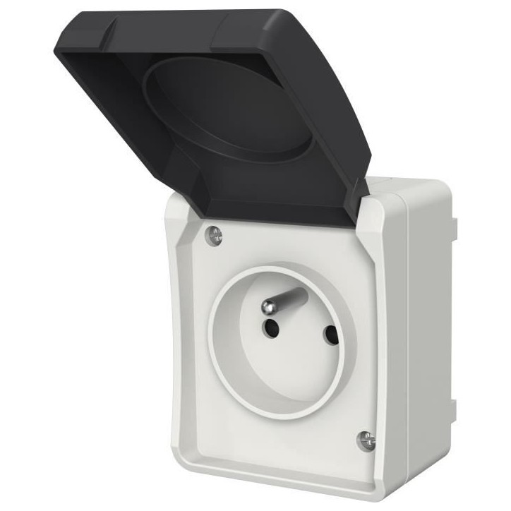 Prise double étanche - Aquatop - Ref. 9673 - IP54 - Pret a poser - Monophasé Prise double étanche - Aquatop - Ref. 9673 - IP54 - Pret a poser - Monophasé