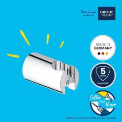 Support de douche mural - GROHE - Vitalio Universal - Non ajustable -