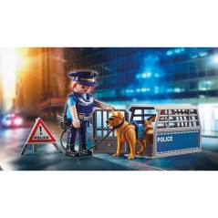 PLAYMOBIL 6878 Barrage de police, City Action, Contient un barrage de