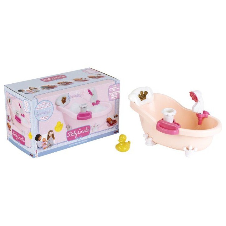 Baignoire - KLEIN - 1665 - Baby Coralie - Sons, lumiere, douchette - Jouet d'imitation - Des 3 ans Baignoire - KLEIN - 1665 - Baby Coralie - Sons, lumiere, douchette - Jouet d'imitation - Des 3 ans