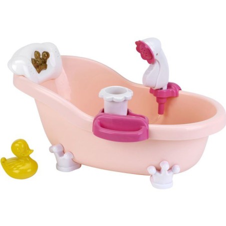 Baignoire - KLEIN - 1665 - Baby Coralie - Sons, lumiere, douchette - Jouet d'imitation - Des 3 ans