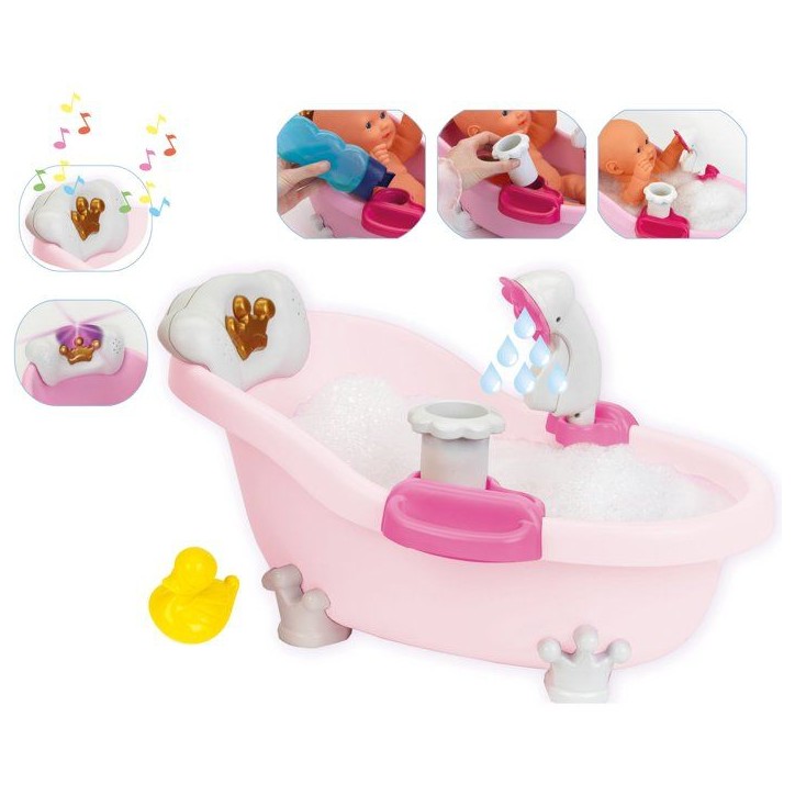 Baignoire - KLEIN - 1665 - Baby Coralie - Sons, lumiere, douchette - Jouet d'imitation - Des 3 ans Baignoire - KLEIN - 1665 - Baby Coralie - Sons, lumiere, douchette - Jouet d'imitation - Des 3 ans