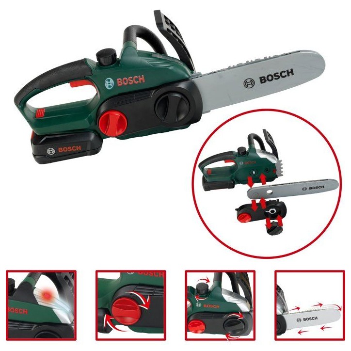 Tronçonneuse électronique Bosch - KLEIN - Jouet Pour Enfant - 8399 Tronçonneuse électronique Bosch - KLEIN - Jouet Pour Enfant - 8399