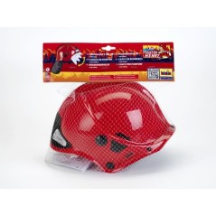 Casque de pompier F1 rouge - KLEIN - Licence MSA GALLET - Visiere esca