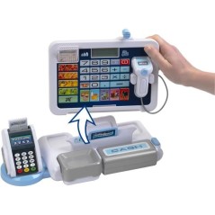 Jouet de caisse enregistreuse électronique avec tablette amovible - K