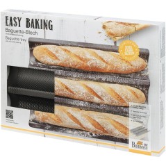 Plaque de cuisson perforée - BIRKMANN - EASY BAKING - Acier carbone -