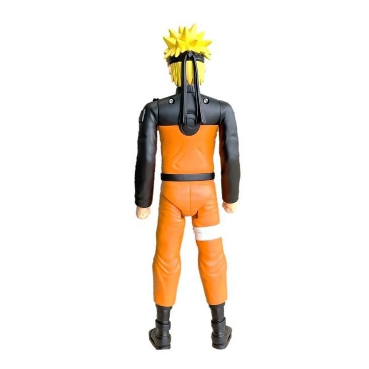 Grande Figurine articulée - BANDAI - Anime Heroes - Naruto Shippuden - Figurine Anime Heroes Mega 30 cm - Naruto Uzumaki