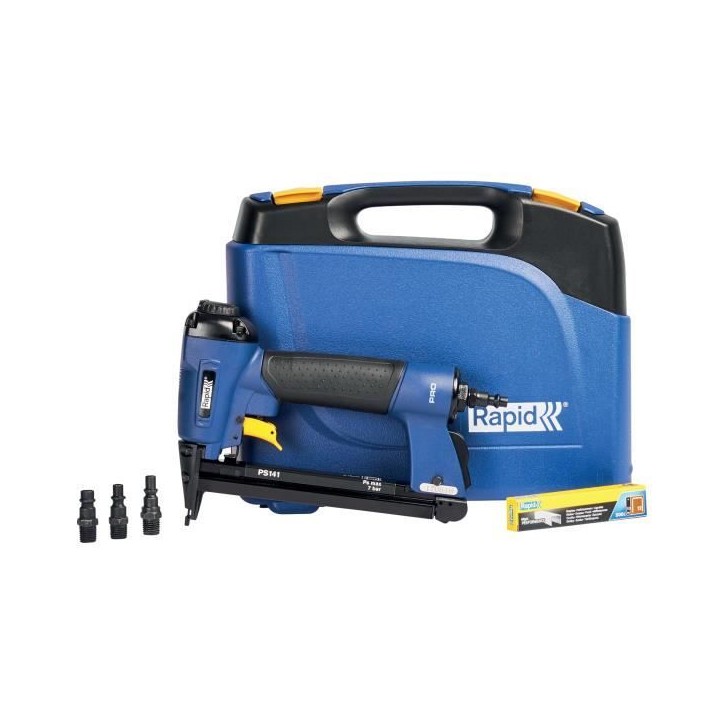 Agrafeuse Pneumatique - RAPID - PS141 - Utilisation intensive - Carter en aluminium ultra robuste Agrafeuse Pneumatique - RAPID - PS141 - Utilisation intensive - Carter en aluminium ultra robuste