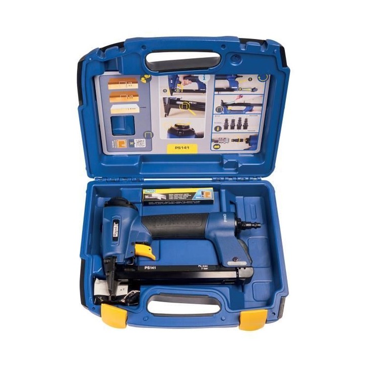 Agrafeuse Pneumatique - RAPID - PS141 - Utilisation intensive - Carter en aluminium ultra robuste Agrafeuse Pneumatique - RAPID - PS141 - Utilisation intensive - Carter en aluminium ultra robuste