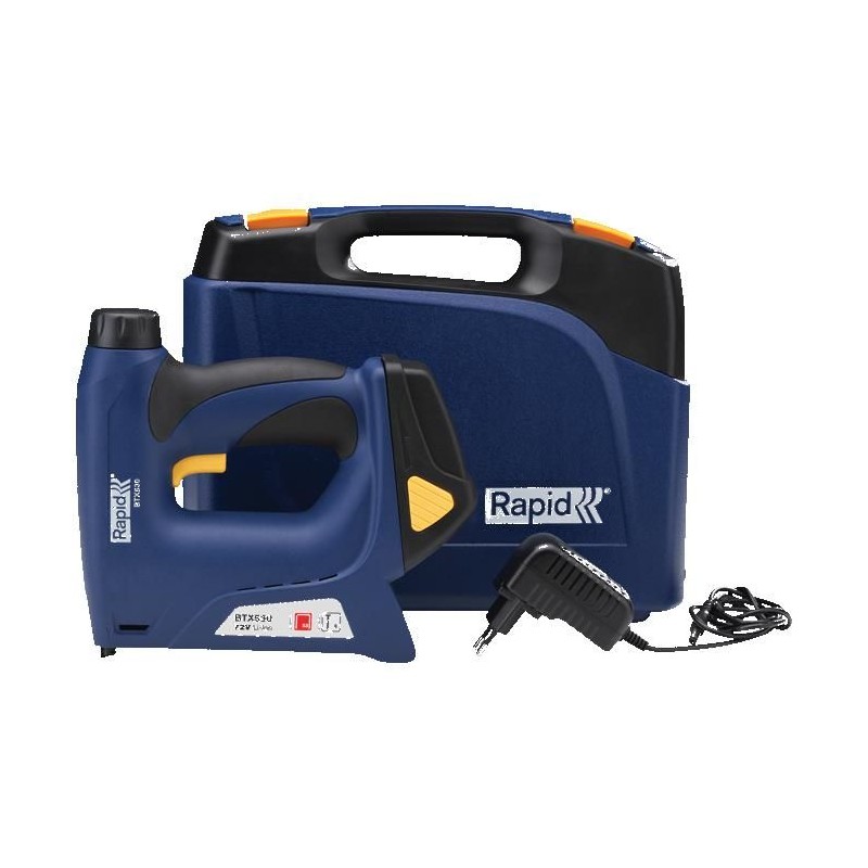 Rapid BTX530 Agrafeuse-cloueuse électrique sans fil a batterie Lithiu