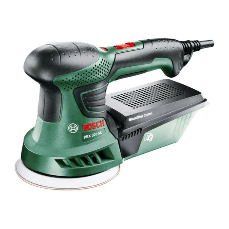 Ponceuse excentrique sans fil BOSCH - PEX 300 AE - 270W - 25 abrasifs