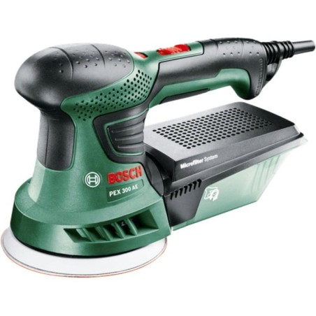 Ponceuse excentrique sans fil BOSCH - PEX 300 AE - 270W - 25 abrasifs