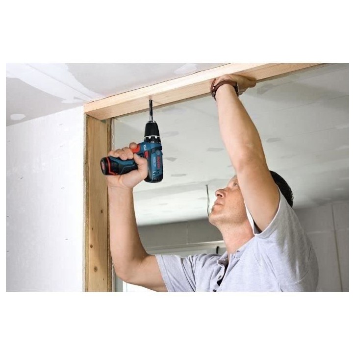 Perceuse-visseuse Bosch Professional GSR 12V-15 + 10 accessoires + 2 batteries 2,0Ah + Chargeur GAL 12V-20 - 060186810G Perceuse-visseuse Bosch Professional GSR 12V-15 + 10 accessoires + 2 batteries 2,0Ah + Chargeur GAL 12V-20 - 060186810G