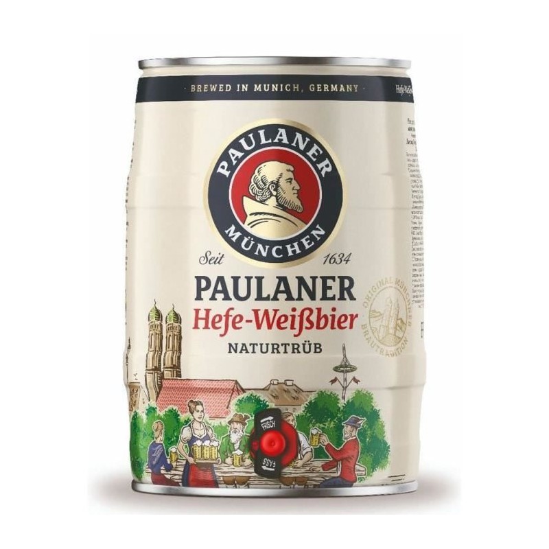 Fût de Biere Paulaner Weissbier - Mini Fût 5L - 5,5°