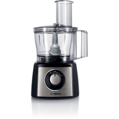 Robot multifonction - BOSCH - MultiTalent3 MCM3PM386 - Noir / Inox brossé - 900 W - 2 vitesse et fonction turbo