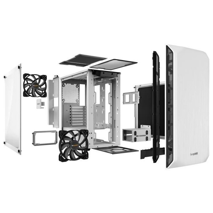 Boitier PC - Be quiet! - BGW35 Pure Base 500 Window - Moyen Tour - Blanc Boitier PC - Be quiet! - BGW35 Pure Base 500 Window - Moyen Tour - Blanc