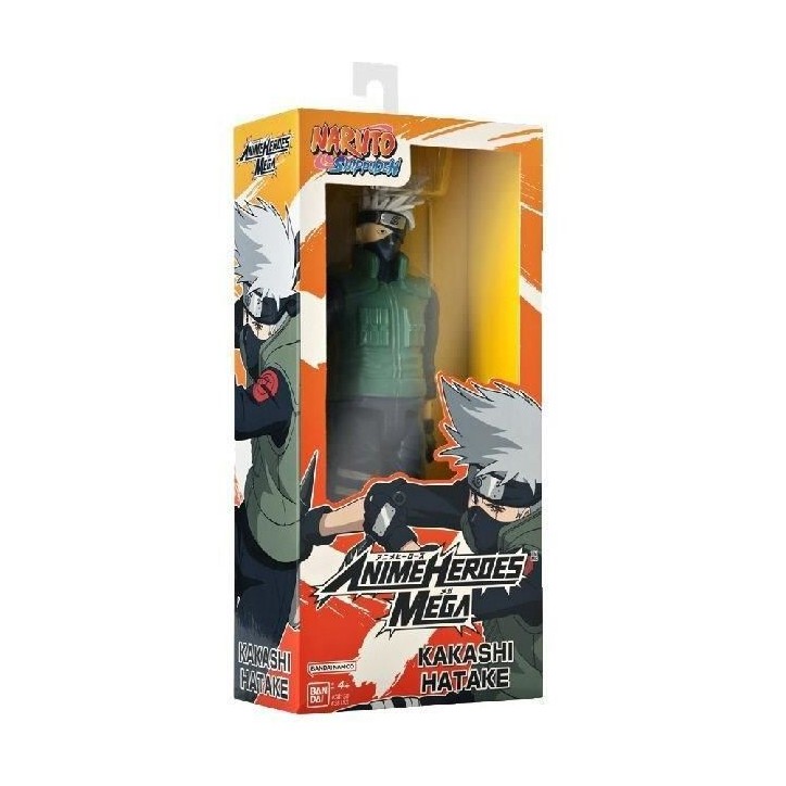 Figurine Anime Heroes articulée - BANDAI - Naruto Shippuden - Kakashi Hatake Mega - 30 cm Figurine Anime Heroes articulée - BANDAI - Naruto Shippuden - Kakashi Hatake Mega - 30 cm