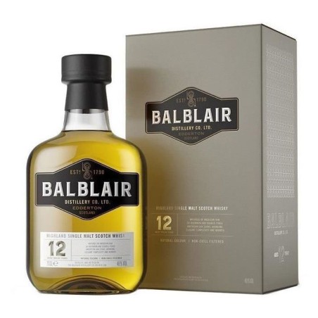Balblair 12 ans -Whisky - Ecosse - 46% vol - 70 cl avec étui