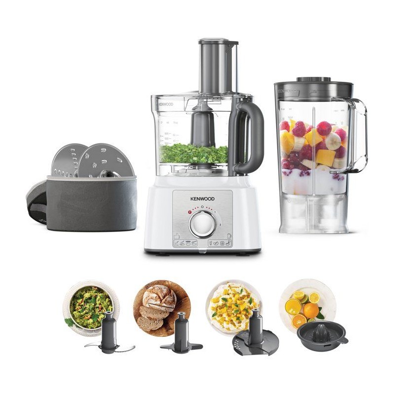 Robot multifonction - KENWOOD - MultiPro Express FDP65.450WH - 1000 W