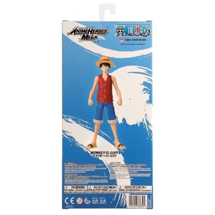 Figurine One Piece - BANDAI - Anime Heroes Mega - 38331 - Luffy - 30 cm Figurine One Piece - BANDAI - Anime Heroes Mega - 38331 - Luffy - 30 cm