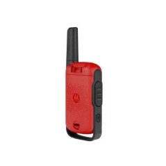 Talkies Walkies Motorola Rouge T42 - Portée 4 km - 16 canaux - Affich