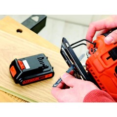 Scie sauteuse pendulaire sans-fil BLACK+DECKER 18V - 1 batterie 2,0 Ah
