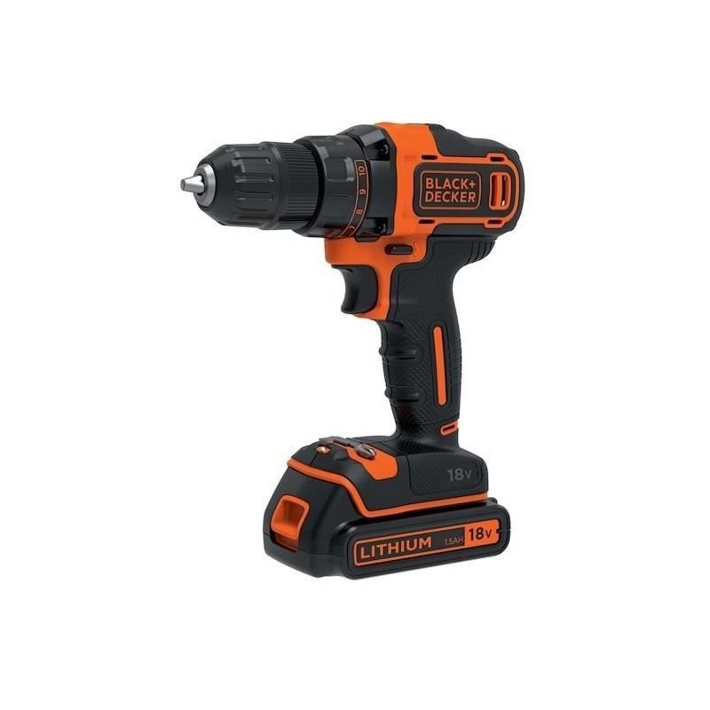 Black - Decker BDCDD186K-QW Coffret de Perceuse-visseuse 18 V sans fil