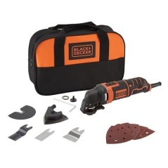 Outil multifonction filaire BLACK+DECKER MT300SA2-QS - 300W - Sac a ou