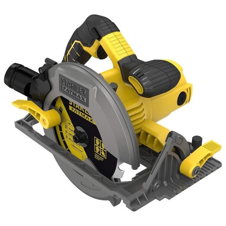Scie circulaire - STANLEY - FME301K - 1650 W - 190 mm - Profondeur de coupe 66 mm Scie circulaire - STANLEY - FME301K - 1650 W - 190 mm - Profondeur de coupe 66 mm