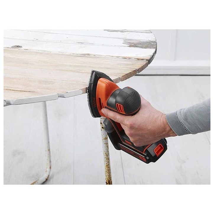 Ponceuse de détail sans fil - BLACK & DECKER - BDCDS18 18V - Design Mouse - Sac a poussiere Ponceuse de détail sans fil - BLACK & DECKER - BDCDS18 18V - Design Mouse - Sac a poussiere