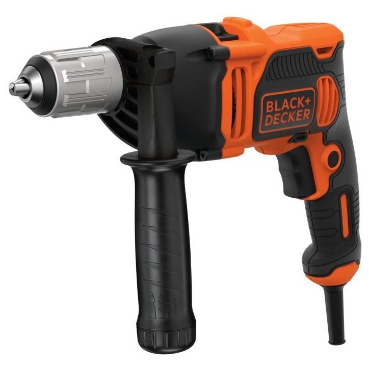 Perceuse a percussion - BLACK & DECKER - BEH850K - Electrique - 2 vitesses - 850W