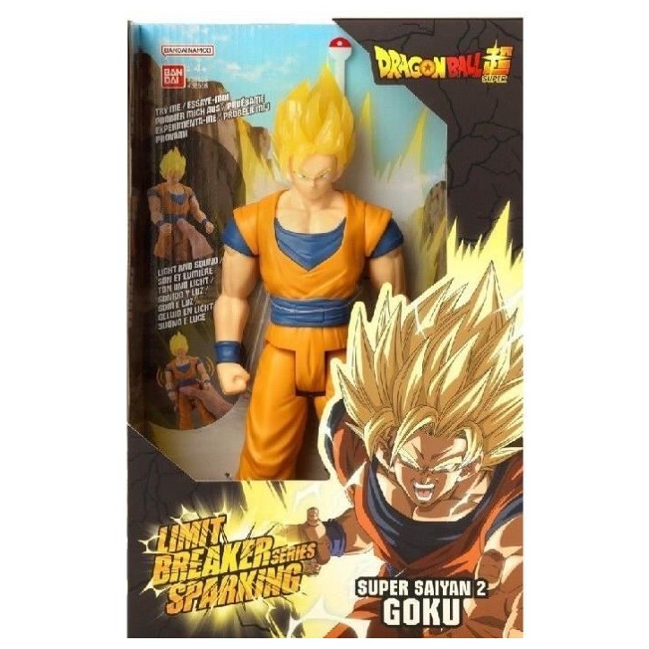 Figurine géante Limit Breaker 30 cm Super Saiyan 2 Goku - Sparking Goku Son et Lumiere - BANDAI - Dragon Ball Super Figurine géante Limit Breaker 30 cm Super Saiyan 2 Goku - Sparking Goku Son et Lumiere - BANDAI - Dragon Ball Super