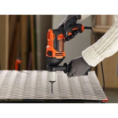 Perceuse a percussion - BLACK & DECKER - BEH850K - Electrique - 2 vite