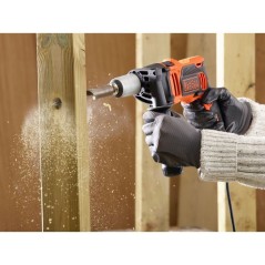 Perceuse a percussion - BLACK & DECKER - BEH850K - Electrique - 2 vite