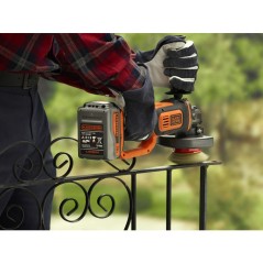 Meuleuse angulaire BLACK+DECKER - BCG720M1-QW 0717691 - Batterie Li-io