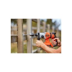 Perceuse a percussion SDS - Black and Decker - BCD900B - 18 V - 1,2 J