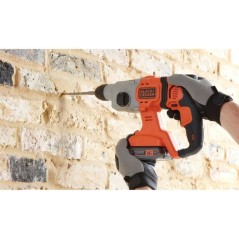 Perceuse a percussion SDS - Black and Decker - BCD900B - 18 V - 1,2 J