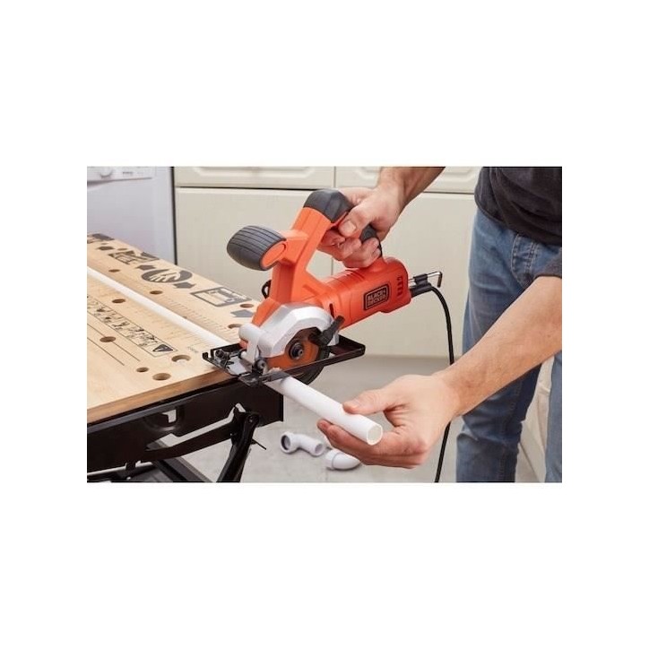 Scie circulaire BLACK+DECKER BES510-QS compacte - 400 W Scie circulaire BLACK+DECKER BES510-QS compacte - 400 W